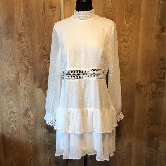 Beautiful White “SHEIN” Casual Dress - Picture 3 of 12